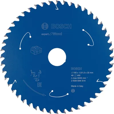 Produktbild von Kreissägeblatt für Akkusägen Expert for Wood, 190 x 1,5/1 x 30, 48 Zähne