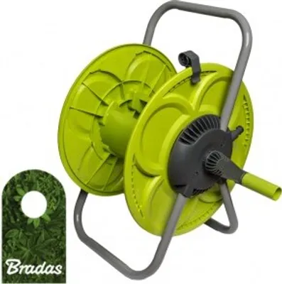 Produktbild von Schlauchtrommel 50m Gartenschlauchtrommel Schlauchhalter 1/2" LIME LINE CLOVER BRADAS 2235