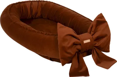Image de Cocon avec nœud pour nouveau-né Cocon avec nœud pour nouveau-né (couleur : marron)