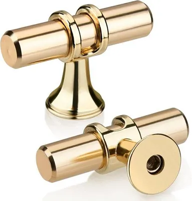 Produktbild von Goldschrauben-Set mit Zinklegierung - 10er Pack - inklusive Muttergarnituren