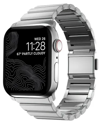 Image de Bracelet en Acier Inoxydable Nomad Apple Watch Ultra 46mm/49mm Argenté