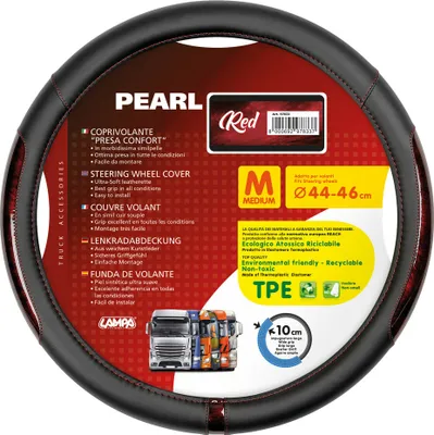 Immagine prodotto di Coprivolante Lampa Pearl Red, in Skeentex - M - Ø 44/46 cm
