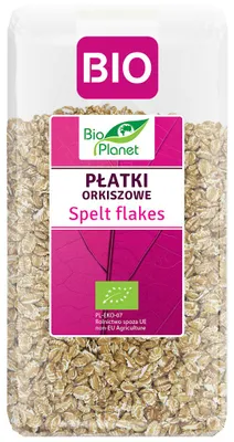PŁATKI ORKISZOWE BIO 600 g - BIO PLANET