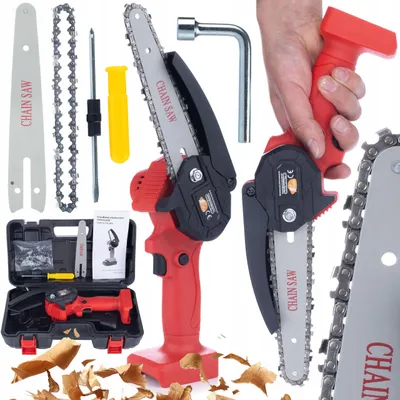 Obrázok produktu pre Rosfix Akumulátorová Elektrická Reťazová Píla Red Pirania RP21V (BODY) So 4-palcovou Reťazou a Lištou, Séria Animal