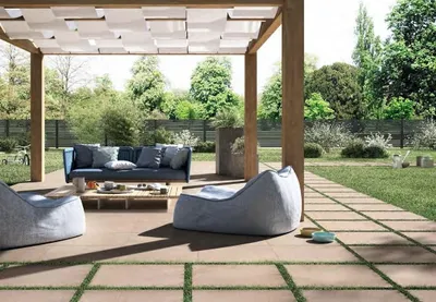 Productafbeelding van CASA39, geglazuurde keramische tegels met cementlook, beige kleur, 60x60 cm, Marazzi Plaster 20