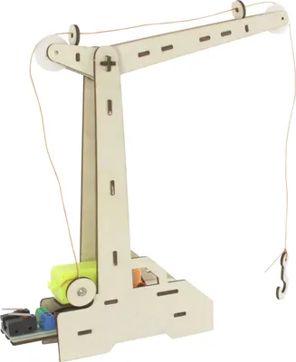 Produktbild von 3D Holz Puzzle Funktionsmodell Kran