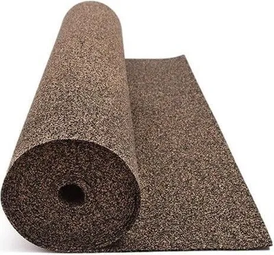 Produktbild von Gummikork Wärme und Trittschalldämmung Unterlage 6mm x 1m x 5m für alle Fußboden