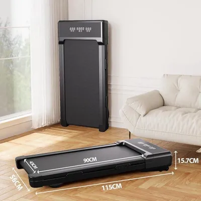 Image de Tapis de course pliable - Moteur 3,0 chevaux - Inclinaison de 9% - Vitesse maximale de 6 km/h - Fitness à domicile