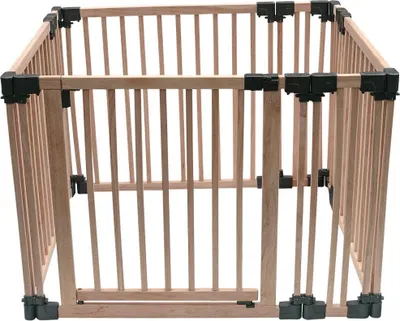 Produktbild von Safetots HolzSpielbereich, Pentagon, 100cm x 100cm, Naturholz, 76cm Hoch