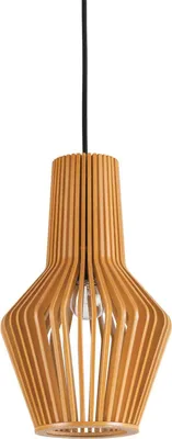 Produktbild von Aufhängung Industrial-Minimal Citrus-1 Holz Braun 1 Licht E27