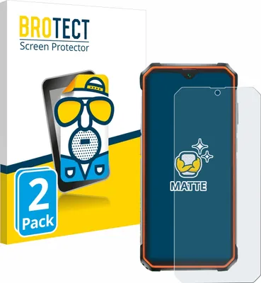 Produktbild von 2x BROTECT Schutzfolie für Blackview BV9200 Displayschutz Displayschutzfolie Folie Matt Entspiegelungsfolie