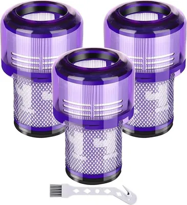 Produktbild von Filter, Filter für Dyson V12, Dyson V12 Slim Absolute Extra Staubsauger Ersatzfilter, 3er Pack, Ersatzteile