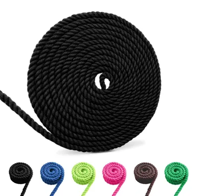 Zdjęcie produktu dla Sznurek bawełniany, 8 mm x 10 m, idealny do projektów DIY