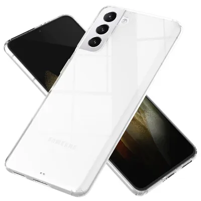 Produktbild von NALIA Klare Handy Schutz Hülle für Samsung Galaxy S21, Hard Case Cover Bumper