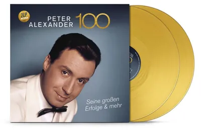 Produktbild von Peter Alexander: 100 - Seine großen Erfolge & mehr (Goldenes Vinyl) - (LP / #)