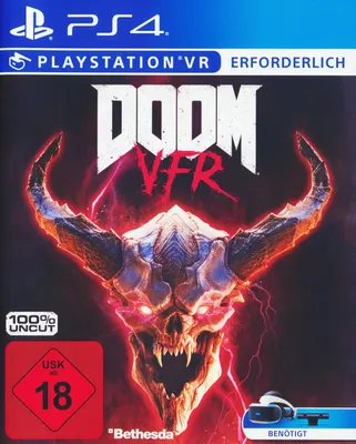Zdjęcie produktu dla Bethesda DOOM VFR, PlayStation 4, od 17 lat, Wirtualna rzeczywistość (VR) słuchawki są wymagane