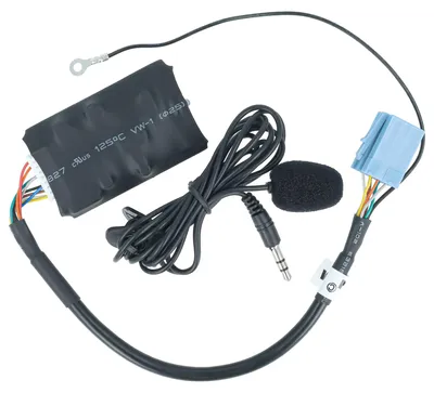 Produktbild von vhbw Bluetooth Adapter kompatibel mit Skoda Octavia 2003-2007 Symphony CD & Kassette Autoradio - Inkl. Mikrofon, Klinkenkabel + Clip