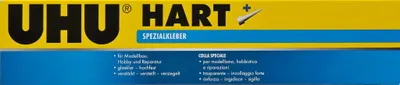 Produktbild von UHU Spezialkleber Klebstoff Hart Tube 125g Faltschachtel