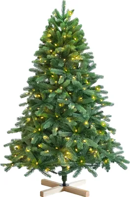 Immagine prodotto di Albero di Natale artificiale, 1180 punte, luci LED incorporate, alberi da 180 cm LED, 18M