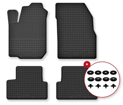 Immagine prodotto di Tappetini gomma vasca per Peugeot 5008 I 2009-2017 Set 4 pezzi con clip