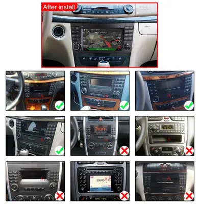 Imagen del producto de Radio para coche inalámbrica con CarPlay y Android, pantalla de 15 pulgadas, sistema multimedia doble DIN con 8G de RAM