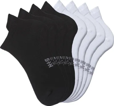 Produktbild von H.I.S. Sneakersocken 8 -teilig 4x schwarz, 4x weiß Größe 39/42