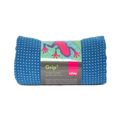Produktbild von Yogatuch GRIP ² - Zweifarbig blau/aqua