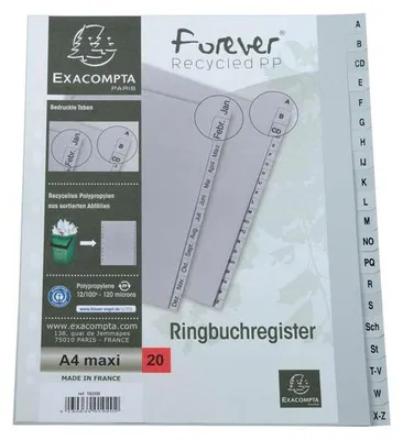 Produktbild von Exacompta Register A4 – A-Z