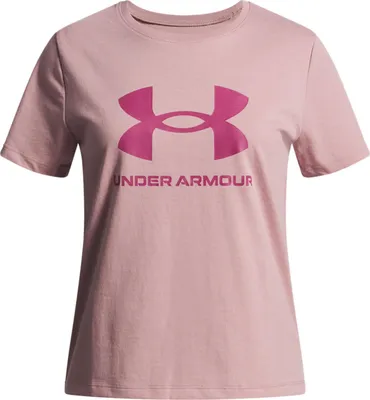 Obrázek produktu pro Under Armour Ua Big Logo Ss - tourmaline pink, Velikost:XL