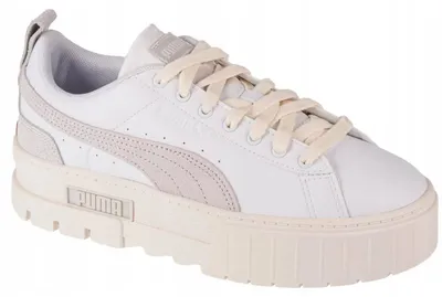 Immagine prodotto di Puma - Sneaker da donna "Mayze Thrited", pelle scamosciata PP6993 (41 EU) (bianco/beige)
