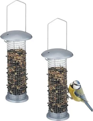 Image de Mangeoires à oiseaux suspendues par lot de 2
