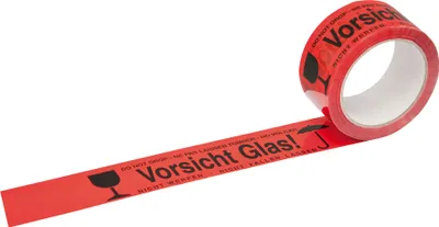 Produktbild von Signalklebeband Vorsicht Glas Bruchgefahr 50mmx66m