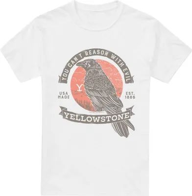 Image de Yellowstone - T-shirt "Evil" pour homme TV5676 (XL) (Blanc)