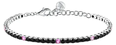 Produktbild von Silbernes Tennisarmband mit kubischem Zirkonia Tesori SAIW259