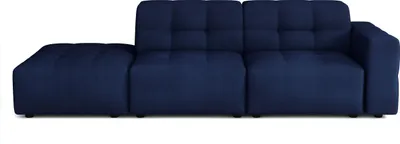 Produktbild von Emoebel24 Modulare Sofa Bergi links Dunkelblau 262x102x70 cm