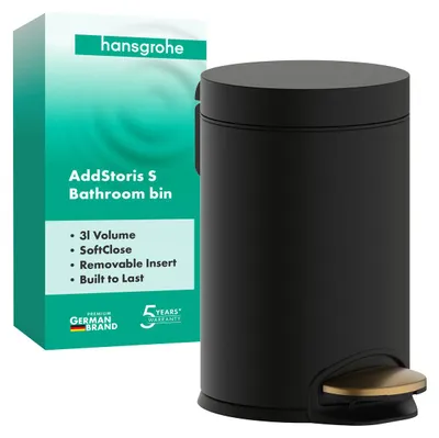 Immagine prodotto di hansgrohe AddStoris poubelle à pédale, 41775140, 41775140
