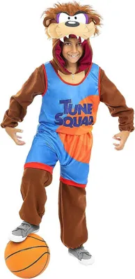 Produktbild von Space Jam – Taz Kostüm für Kinder Kindergröße: 110-116