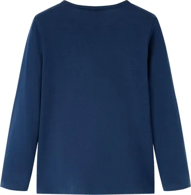 Produktbild von vidaXL Kinder-Langarmshirt Marineblau 128