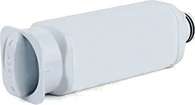 A white water filter on a white background.