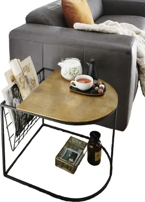Produktbild von Beistelltisch 47 x 55 x 45 cm Antik-Gold