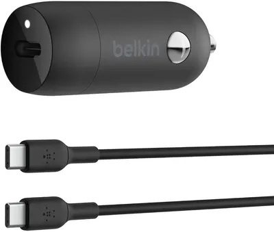 Produktbild von Belkin BOOST Charge 30W USB-C Kfz-Ladeger.+Kab.CCA004bt1MBK-B6