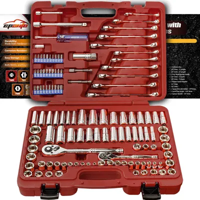 Obrázok produktu pre Sada mechanických nástrojov s 122 kusmi a úložná krabica