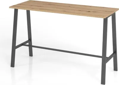 Produktbild von Hammerbacher Meeting Point "Industrial" Stehtisch MPA17 R/T= Asteiche/Rohrstahl