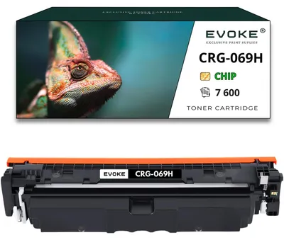 Immagine prodotto di Toner compatibile per stampanti CRG-069H, colore nero, resa di 7.600 pagine, compatibile con i modelli i-Sensys MF752Cdw, MF754Cdw e LBP673Cdw