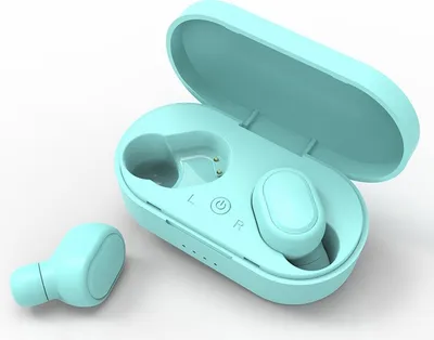 Obrázek produktu pro TWS Bluetooth sluchátka IPX6 vodotěsná sluchátka V5.0 Bezdrátová sluchátka pro Andorid IOS modrá