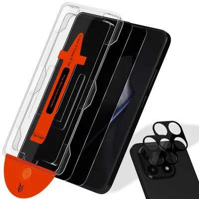 Produktbild von 2-Pack Xiaomi 15T Pro Privacy Displayschutzfolie & 2-Pack Kameraschutz - Gehärtetes Glas | [Automatische Installation] - Blasenfrei