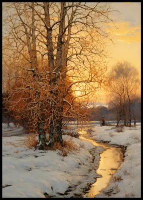 Produktbild von Plakat 64x90cm Morgendämmerung
