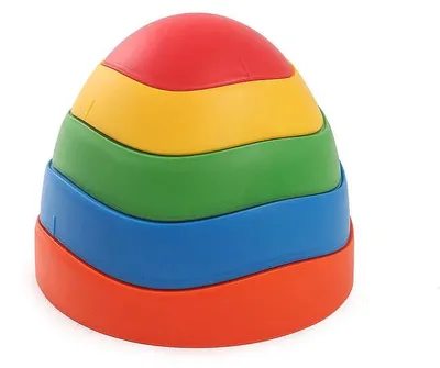 Productafbeelding van KIK KX3173 Set van 5 balansstenen in regenboogkleuren