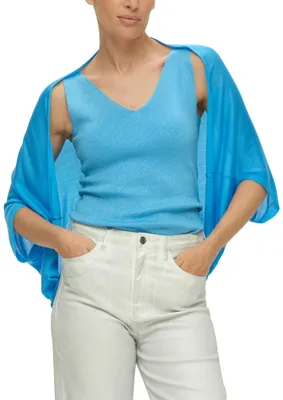 Produktbild von s.Oliver Poncho aus Lyocell für kühle Tage