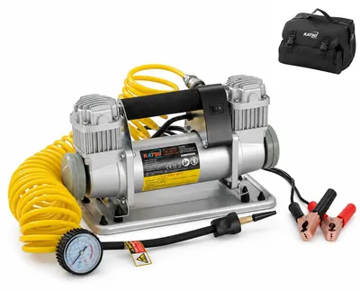 Immagine prodotto di Compressore d'aria portatile, 12 V - Pressione massima di esercizio: 150 psi - Capacità serbatoio: 50 litri